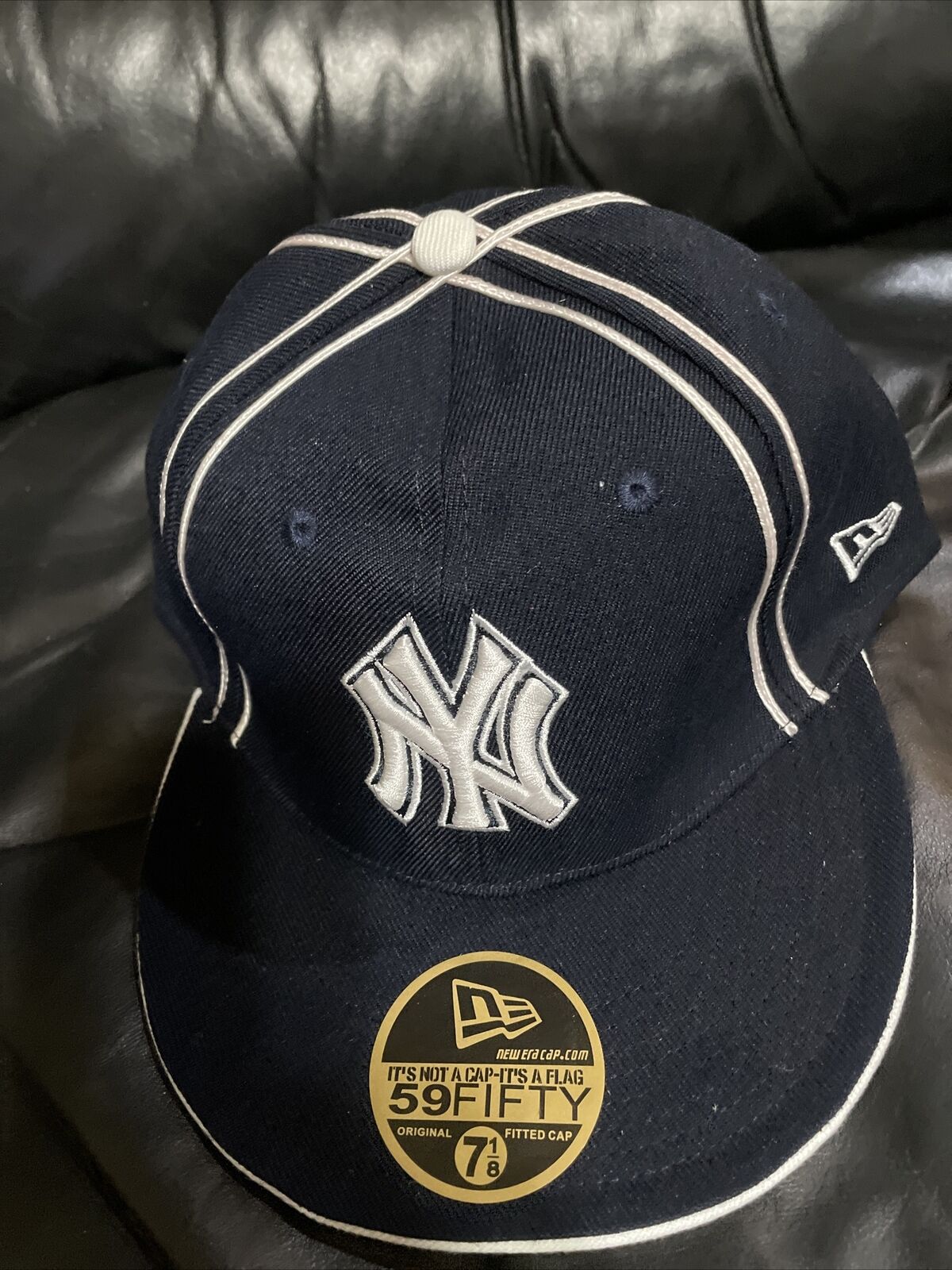 90s New York Yankees 2Tone Logo Cap