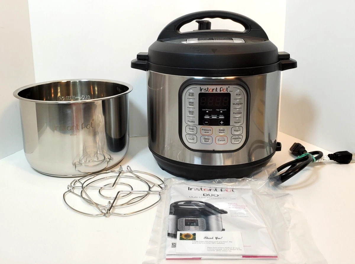Instant Pot Duo Multi Use Pressure Cooker 6 Quart 7 in 1 Quick Easy One Touch