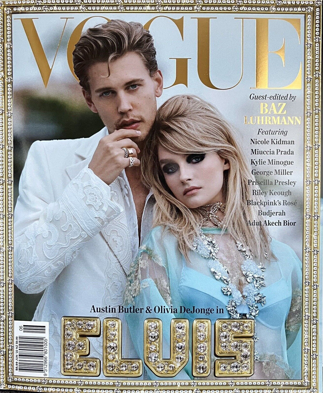 voorjaar Kolonel Uitroepteken Vogue Australia Magazine June 2022 Austin Butler & Olivia DeJonge In ELVIS  NEW | eBay