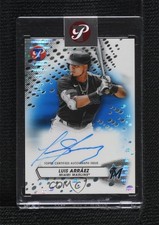 2023 Topps Pristine Blue Pulsar Refractor 56/75 Luis Arraez #PA-LA Auto 12hl