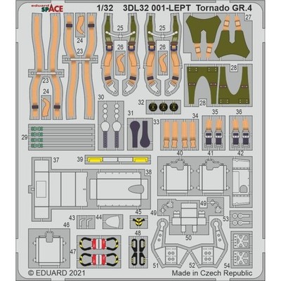 EDUARD 3DL32001 TORNADO GR.4 SPACE (ITALERI) 1/32