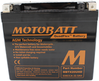 Motobatt MBTX20UHD 12V 21Ah Batterie – Vorgeladen Und Versiegelt