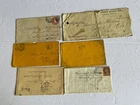 CIVIL WAR 6 ENVELOPES WAR DATED 3 POSTAGE SOLDIERS QM CORP ENVELOPE & STAMPED
