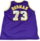 Dennis Rodman Signed Jersey IP Los Angeles Lakers Autographed NBA Auto HOF