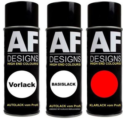 Spraydose für RENAULT ENV JAUNE SYRIUS II NACRE Set Klarlack Vorlack
