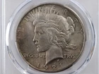 NobleSpirit KEY DATE 1921 Silver Peace Dollar High Relief PCGS MS64 Gold Shield