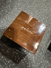 Zenith Luxury Wooden Watch Box Case Genuine B...
