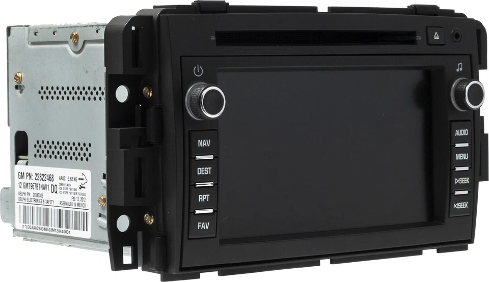 Buick Enclave Chevrolet Traverse 2012 radio AM FM reproductor de CD navegación DVD 22822468 UUM Foto 3 de 4