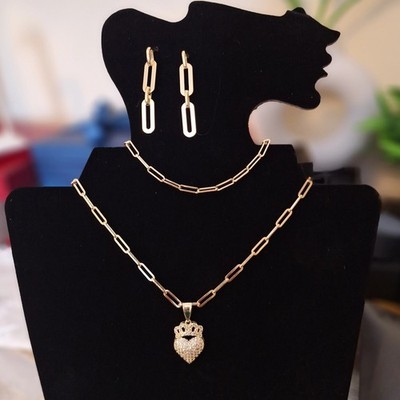 Set En Laminadp De Oro De 14K