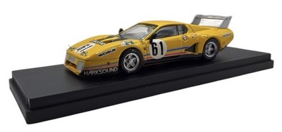 Best Model 1/43 Ferrari 512 BB LM Le Mans 1980 Beaurlys Faure #61 yellow 9281