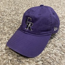 Colorado Rockies Womens New Era 9TWENTY Hat Strap Back Purple MLB Baseball
