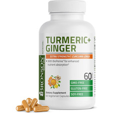 Bronson Turmeric Ginger Extra Strength Joint Health Digestion Support with B