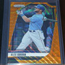 2025 Panini Prizm #8 - ALEX GORDON - Orange Wave Prizm - Numbered 37/49