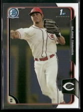 2015 Bowman Draft #43 Blake Trahan Cincinnati Reds
