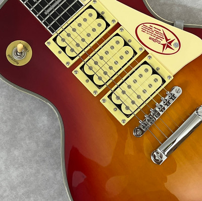 Greco EG600PR 1979-Red Sunburst Rare 3 Pickup Ace Frehley LP Custom