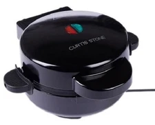 #Curtis Stone 5" Stuffed Waffle Maker with Recipe & Gift Box—Black