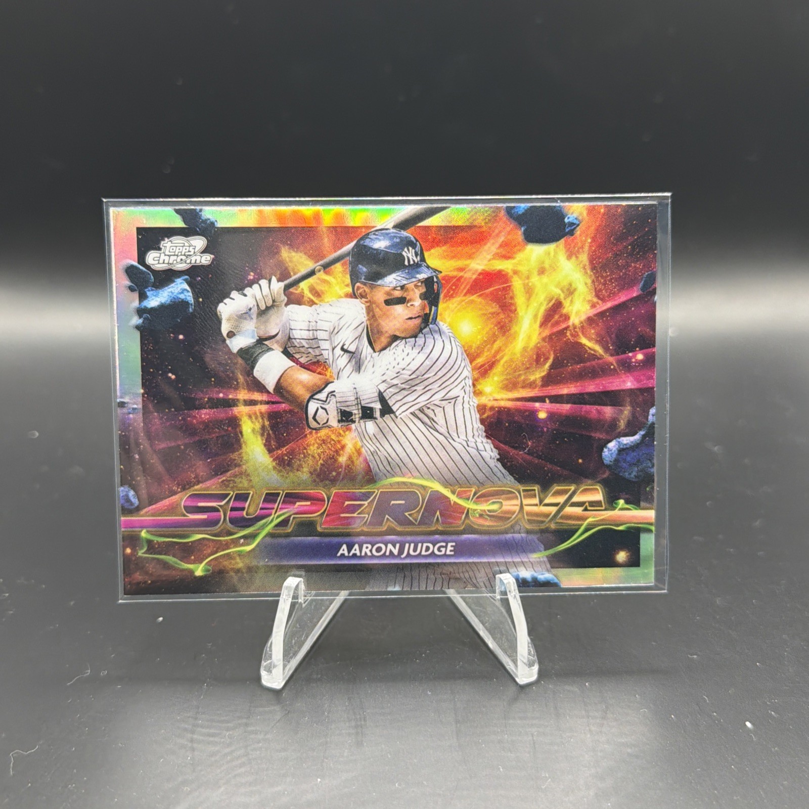 AARON JUDGE 2024 Topps Chrome Cosmic SUPERNOVA SSP CASE HIT #SPN-22 Yankees