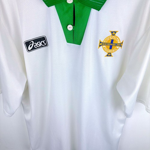 Original Nordirland 1994/1995/1996 Away Fußball Trikot Asics - Bild 3 von 7