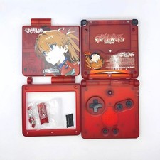 Nintend Gameboy-Advance SP Mecha Girl Replacement shell Clear Red