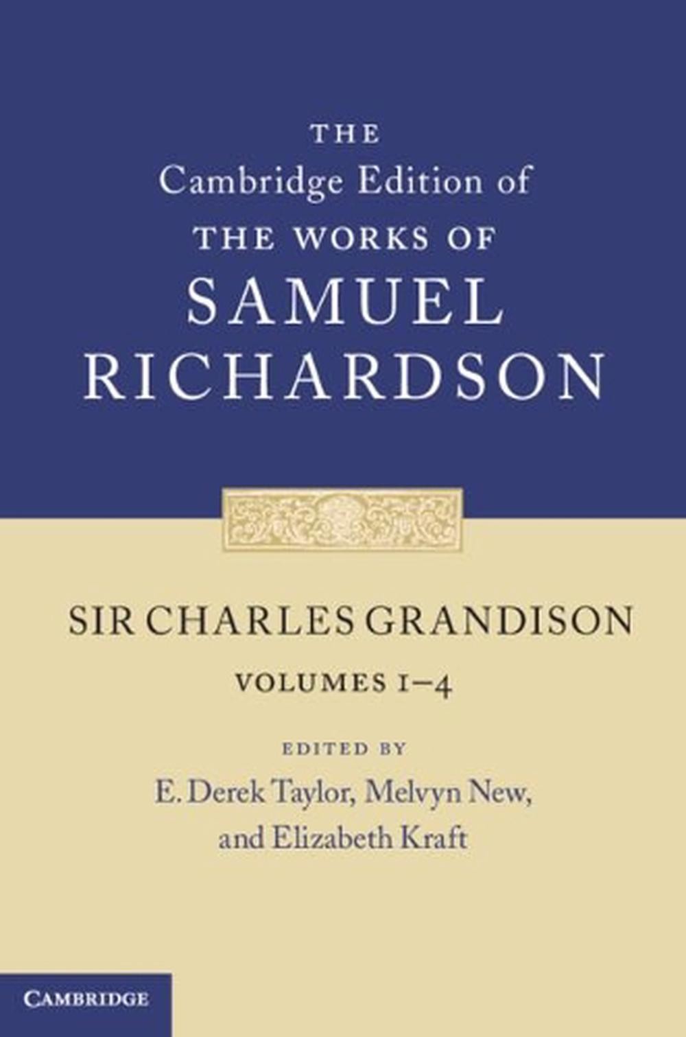 Sir Charles Grandison 4 Volume Set by Samuel Richardson (English) Hardcover Book