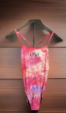 New-Nike Swim Hydrastrong Team USA Olympics Racerback One-Piece- Ladies Size 38