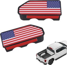 2pcs Bed Rail Stake Pocket Covers For Gmc Chevy Silverado Sierra 1500 2019-2024