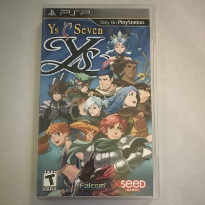 Ys Seven Sony PSP UMD Action RPG w/ Manual XSEED Games 2010 complete