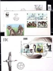 / FINLAND 1997 - 3 FDC - WWF - ANIMALS - BIRDS