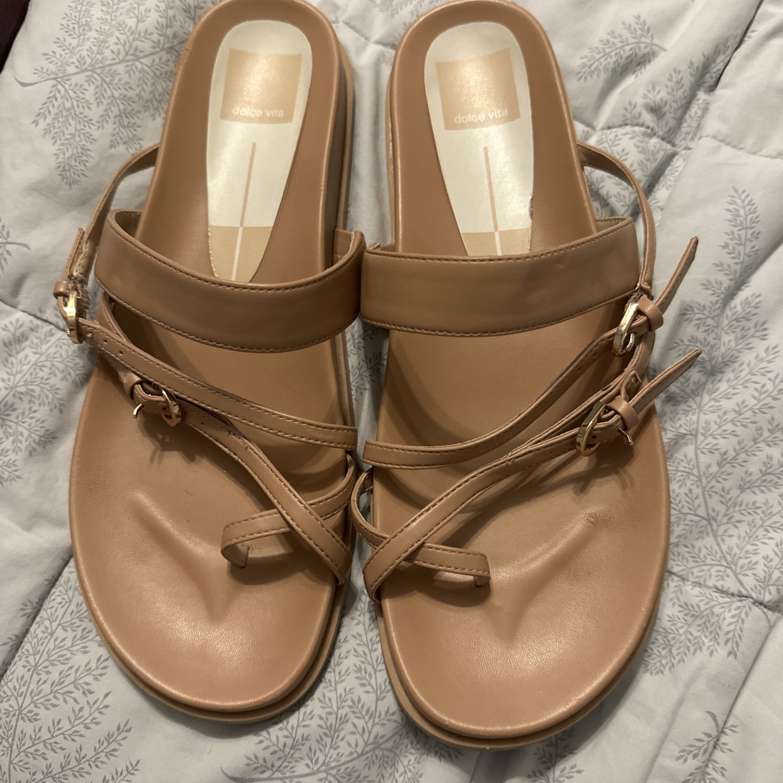Dolce Vita Women's Dionna Cafe TAN BEIGE Sandal  Sz 9