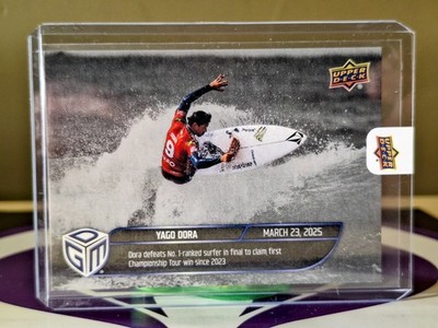 2025 UPPER DECK WORLD SURF LEAGUE GAME DATED MOMENTS SILVER YAGO DORA