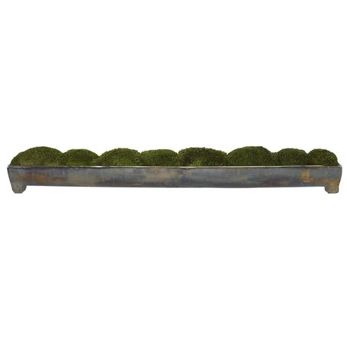 Uttermost Canal Aluminum Moss Centerpiece in Green/Colorful Oxidized Bronze - Picture 3 of 3