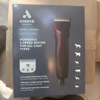 #ad Andis Pro Excel 5 Speed Professional Dog Grooming Clippers 68530 BRAND NEW $199.95