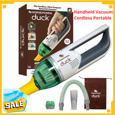 Duck Compact Handheld Vacuum Cordless by Horsepower Portable Cleaner-FREE SHIP