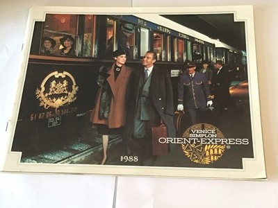 Railwayana - Venice Simpson Orient Express Prospekt - 1988