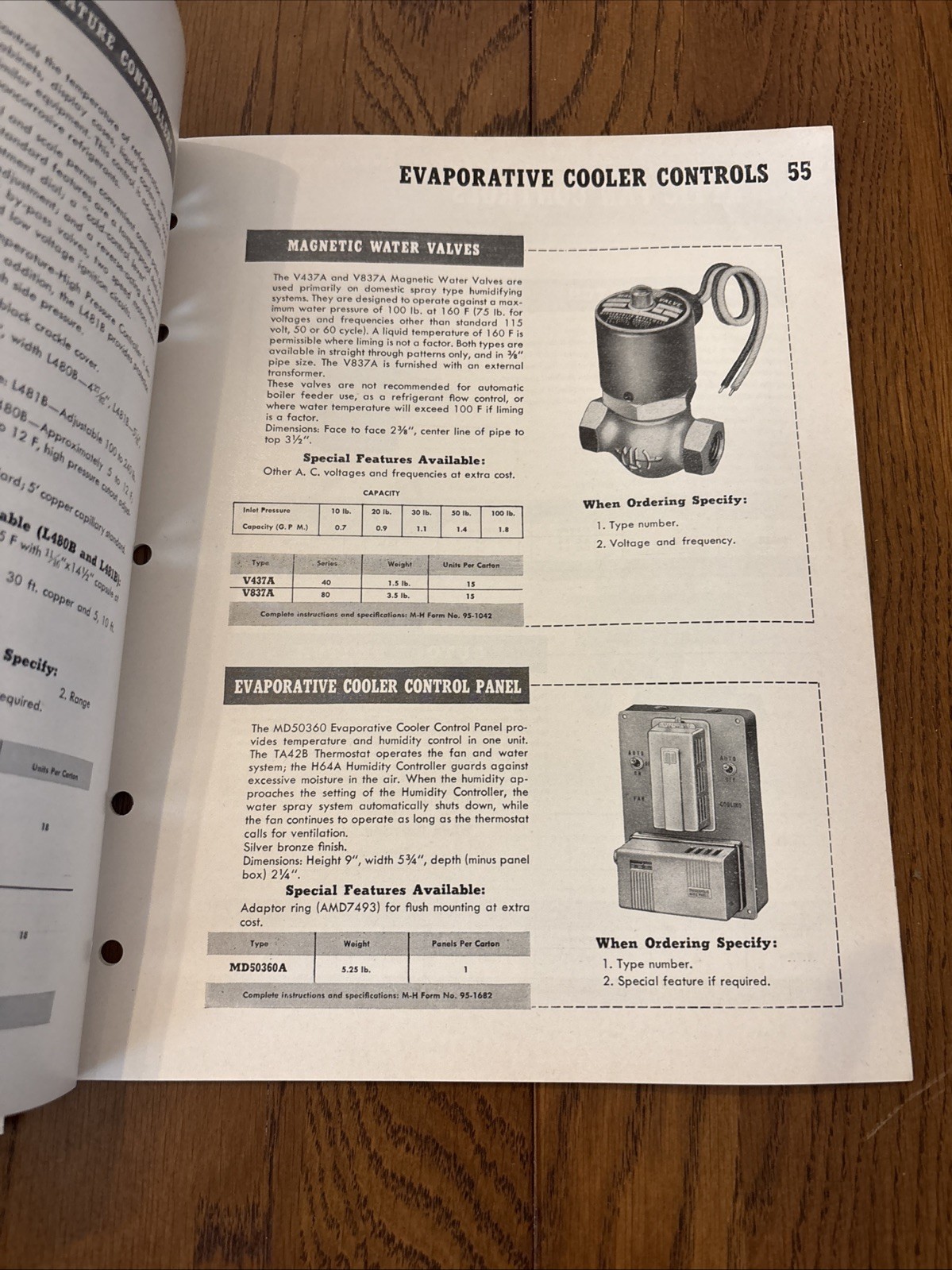 Vintage Honeywell 1952-1953 Catalog Automatic Heating Controls Advertising *READ