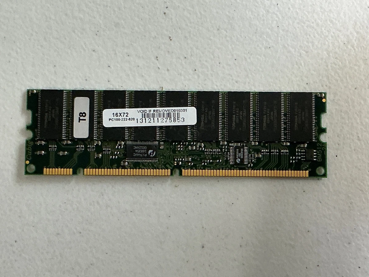 【希少】Toshiba製 128MB Micro-DIMMメモリモジュール Toshiba DIMM Computer Memory (RAM) 128 MB Total Capacity for sale