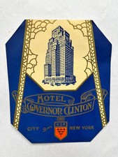Vintage HOTEL GOVENOR CLINTON New York, NY