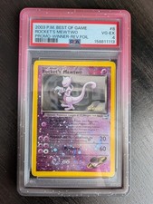 2003 P.M. BEST OF GAME ROCKET'S MEWTWO PROMO-WINNER-REV FOIL PSA 4 #8 **SWIRL** on eBay