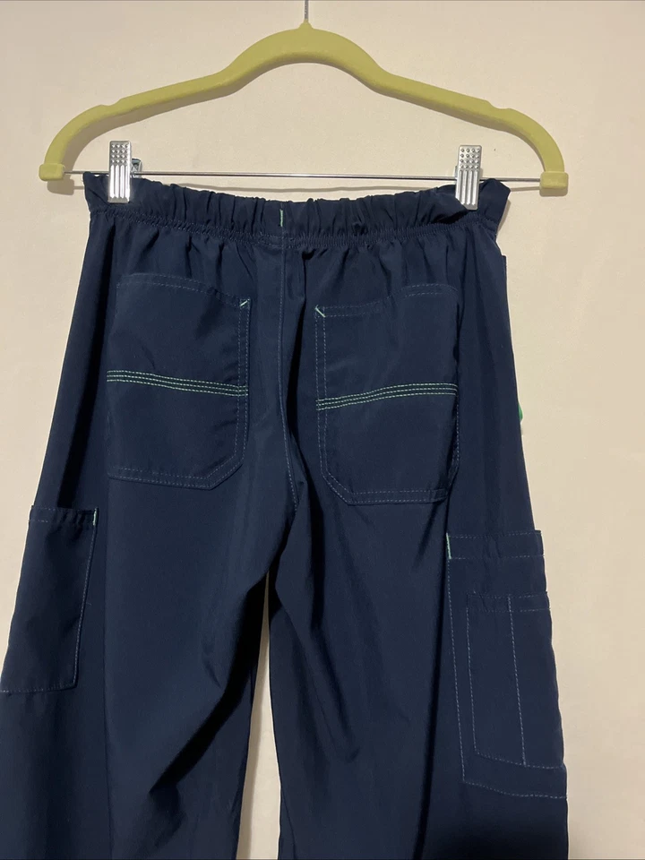 Pantalones Médicos Carhartt Force XS AZUL MARINO Carga Hombres Mujeres Foto 4 de 4