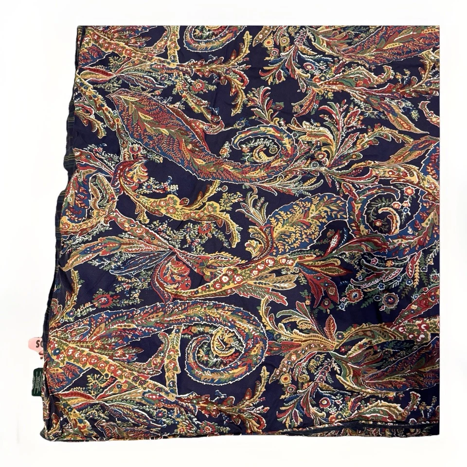 Lauren Ralph Lauren Comforter Full/ Queen Blue Multicolor Paisley  - Image 3 of 4