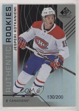 2018 SP Game Used Authentic Rookies Rainbow 130/200 Jesperi Kotkaniemi #140 1vd