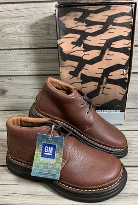 Men s HUMMER GM Footwear, Brown 9M, Mid CHUKKA, Laced Boots Shoes, Performance