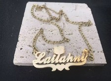 Personalized Hello Kitty Nameplate Necklace, Double Layer Necklace