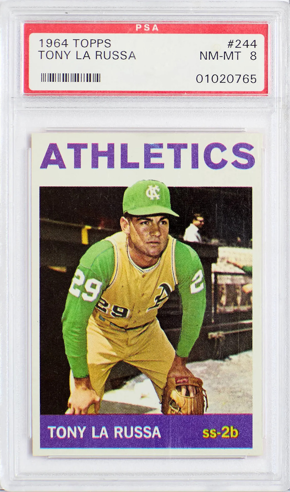 1964 Topps #244 Tony La Russa PSA 8 NM-MT!!