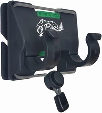 O’Pros 3rd Hand Belt Clip Rod Holder for Fly Fishing and One Size, Black 