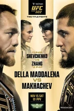 UFC 322 Della Maddalena Vs. Makhachev 12x18 Fight Poster Reprint