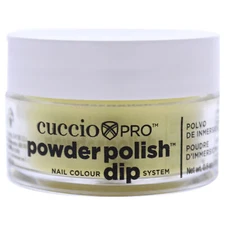 Cuccio Pro Powder Polish Nail Colour Dip System-Sunshine Yellow with Mica-0.5 oz