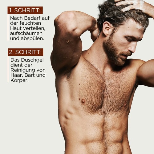 250ml Loreal Men Expert Barber Club Duschgel für Körper, Haare & Bart Zedernholz - Bild 5 von 6