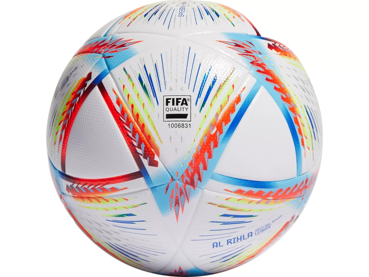 Adidas Qatar Alrihla World Cup 2022 LEAGUE SOCCER BALL Size Adidas Qatar Alrihla World Cup 2022 LEAGUE SOCCER BALL Size