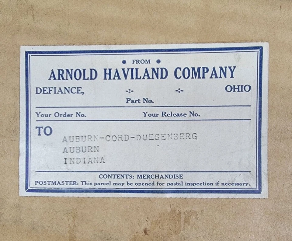 SILENCIADOR DE ESCAPE NUEVO CABLE CASTAÑO ROJIZO DUESENBERG MODELO 810 M10256 NUEVO RARO Foto 4 de 4